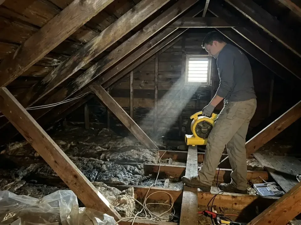 attic-water-damage-drying-proc-007 — frequently asked questions, Emergency Water Extraction & 24/7 Flood Response in Reading…